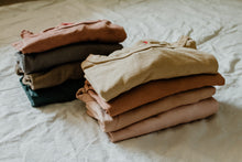 Load image into Gallery viewer, Plant dyed Distressed T shirt - Organic Cotton - Earthy tones
