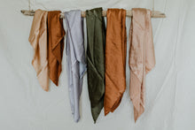 Load image into Gallery viewer, Naturally dyed charmeuse silk scarf
