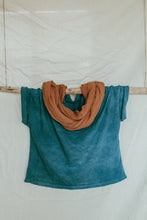 Load image into Gallery viewer, Plant dyed Organic Cotton shawl Minimal gender neutral scarves
