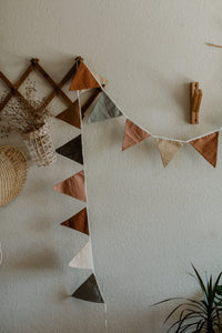 Earthy tones flags - Neutral bunting flags