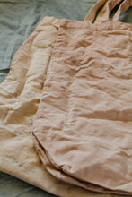 Load image into Gallery viewer, Plant Dyed cotton Canvas Tote - Neutral earthy tones
