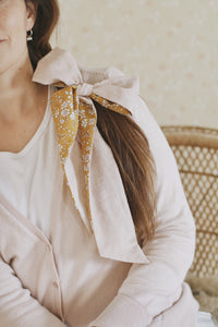 Organic Naturally Dyed Two Sides Hair Scarf - Liberty of London
