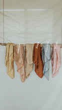 Load image into Gallery viewer, Naturally dyed charmeuse silk scarf
