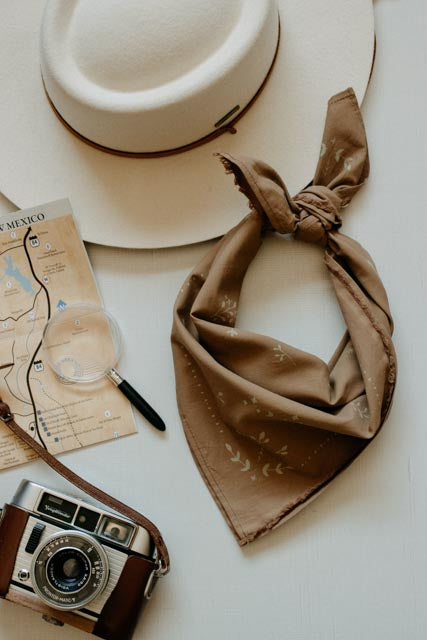 Plant dyed organic cotton Paisano Bandana