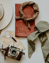 Load image into Gallery viewer, Plant dyed organic cotton Paisano Bandana
