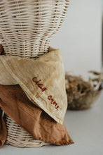 Load image into Gallery viewer, Hand embroidered bandana Hand dyed cotton bandanas
