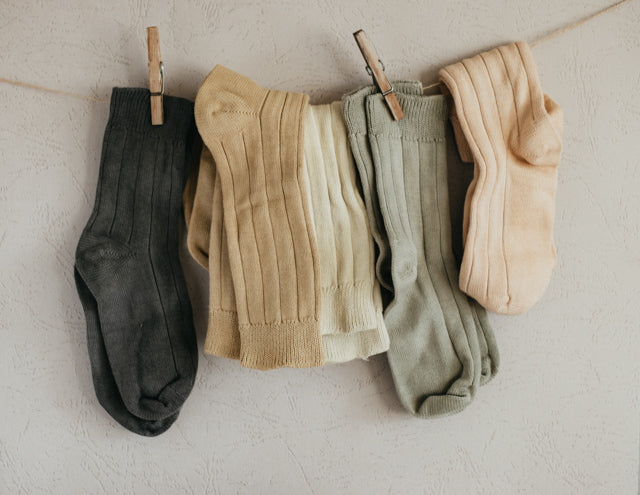 Plant dyed Organic cotton socks