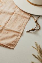 Load image into Gallery viewer, Plant dyed organic cotton Suerte bandana
