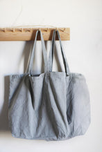 Load image into Gallery viewer, Plant Dyed cotton Canvas Tote - Neutral earthy tones
