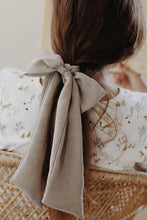 Load image into Gallery viewer, Gray Silk Hair Scarf Naturally Dyed
