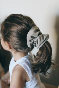 Plastic free silk scrunchy - Naturally dyed by hand XL Scrunchies