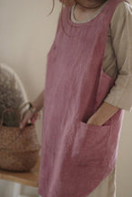 Load image into Gallery viewer, Plant Dyed Japanese Style Short Apron
