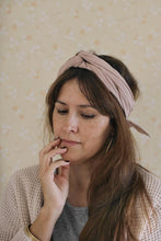 Load image into Gallery viewer, Organic Cotton Headwrap - Neutral turbans hair scarf
