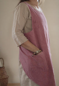 Plant Dyed Japanese Style Short Apron