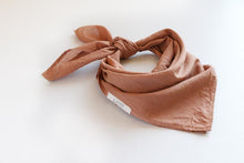 Load image into Gallery viewer, Plant Dyed organic Cotton Bandana - Soft cotton bandana, Neutral earthy shades
