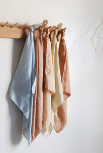 Naturally Dyed 100% Silk Scarves Neutral Earthy tones